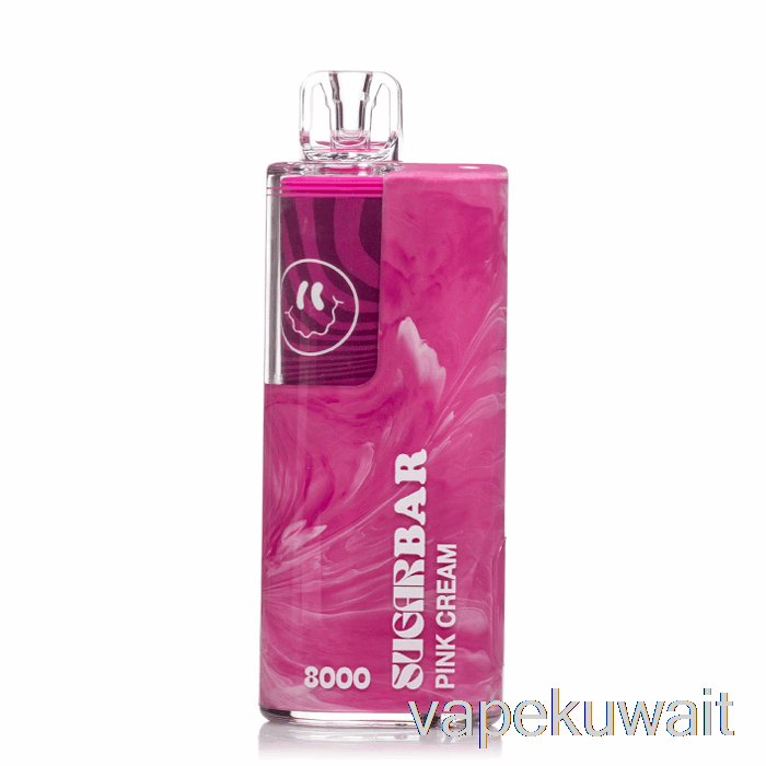 مجموعة كبسولات الـvape ذات اللون الوردي الكريمي من Sugar Bar SB8000